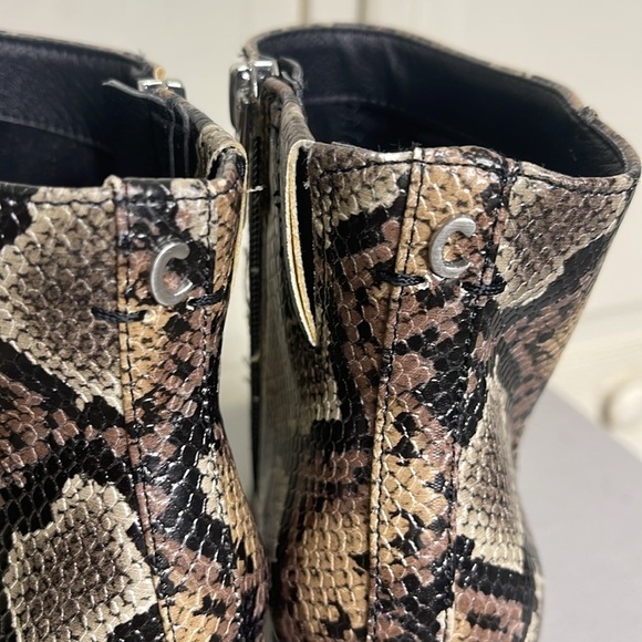 Circus by Sam Edelman Booties Cornell Snakeskin Print Boots Womens Size 6.5 - Picture 6 of 9